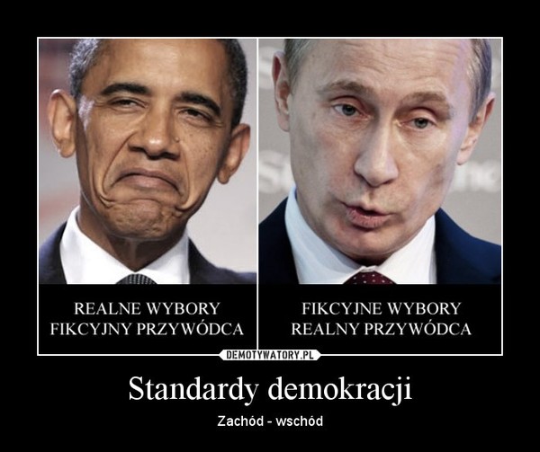 Standardy demokracji – Zachód - wschód 