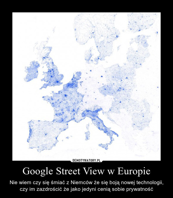 Google Street View w Europie