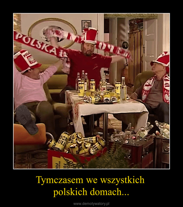 Tymczasem we wszystkich polskich domach... –  