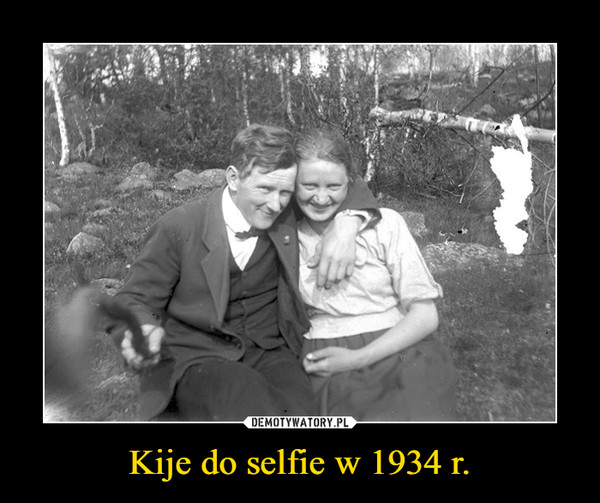 Kije do selfie w 1934 r. –  