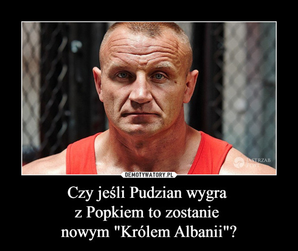 Czy jeśli Pudzian wygra 
z Popkiem to zostanie 
nowym "Królem Albanii"?