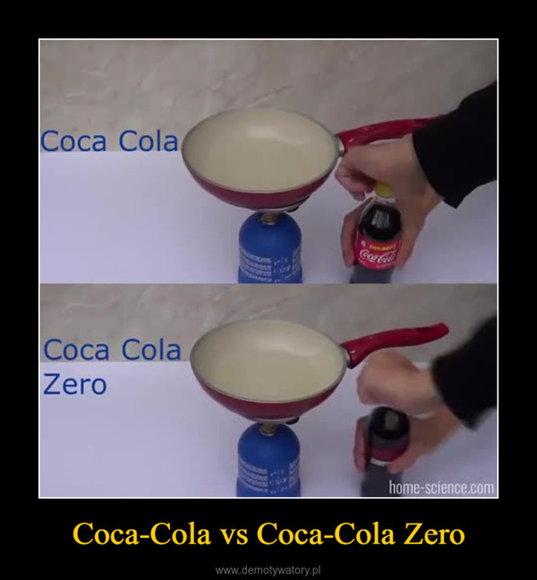 Coca-Cola vs Coca-Cola Zero –  