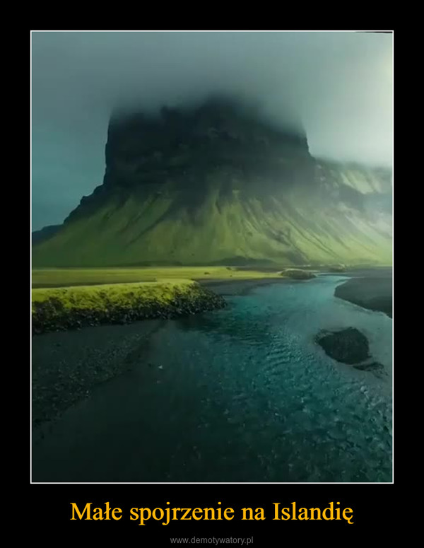 Małe spojrzenie na Islandię –  