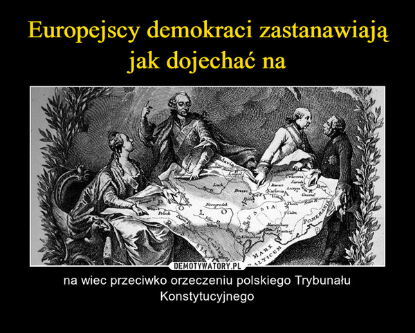  – na wiec przeciwko orzeczeniu polskiego Trybunału Konstytucyjnego 