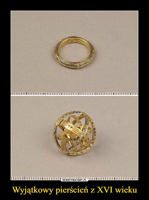 Wyjątkowy pierścień z XVI wieku