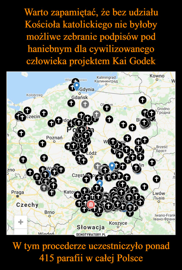 W tym procederze uczestniczyło ponad 415 parafii w całej Polsce –  