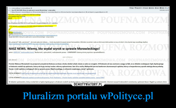 Pluralizm portalu wPolityce.pl