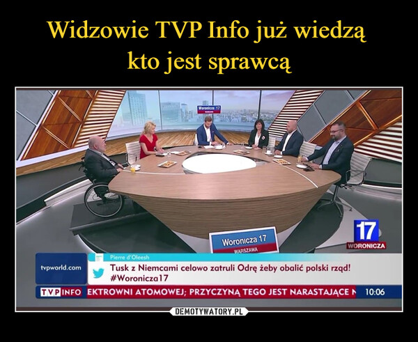  –  Tusk z Niemcami celowo zatruli Odrę żeby obalić polski rząd! #Woronicza 17