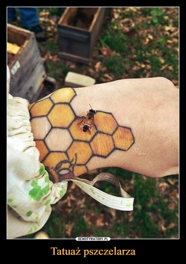 Tatuaż pszczelarza –  
