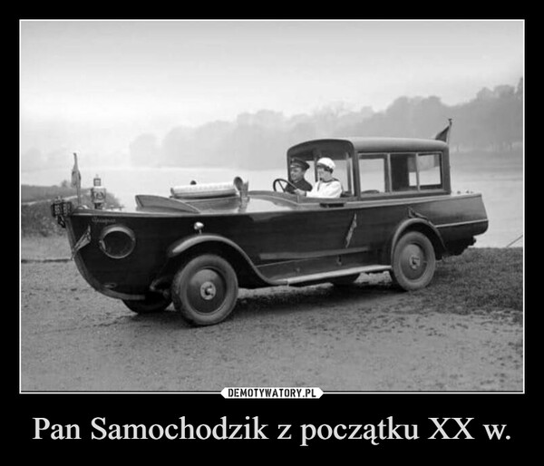 Pan Samochodzik z początku XX w. –  