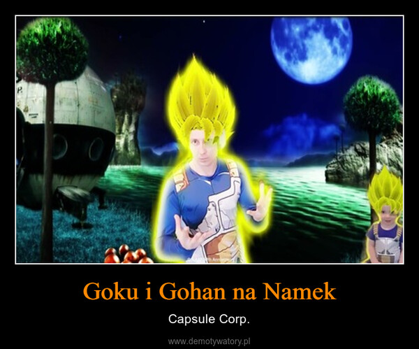 Goku i Gohan na Namek – Capsule Corp. P.Doww