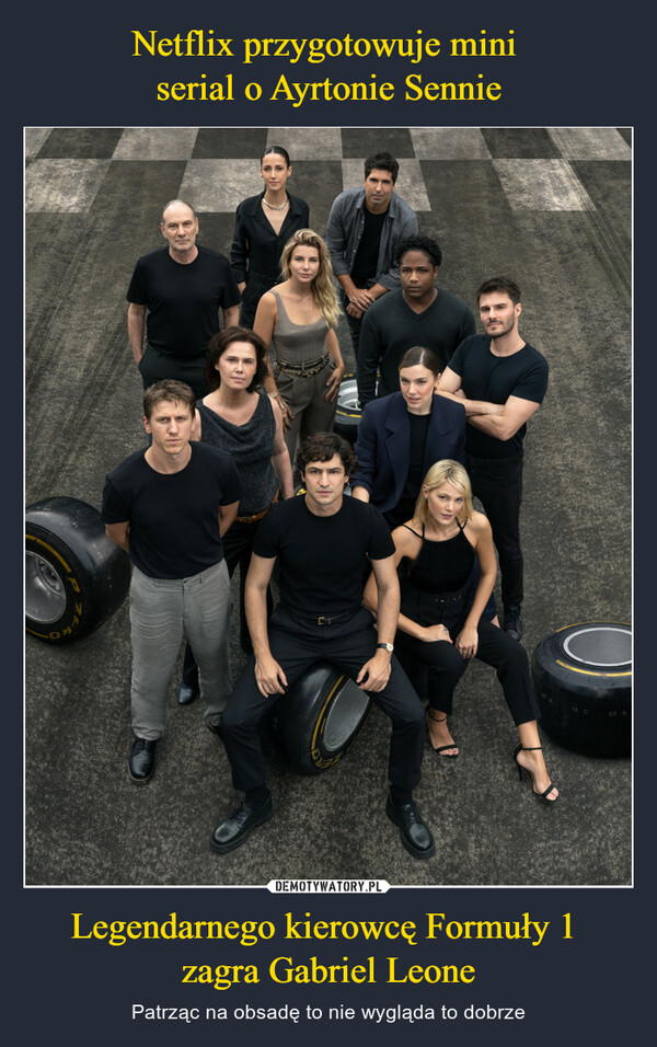 Netflix przygotowuje mini 
serial o Ayrtonie Sennie Legendarnego kierowcę Formuły 1 
zagra Gabriel Leone