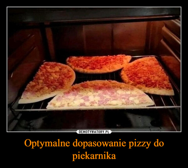 Optymalne dopasowanie pizzy do piekarnika